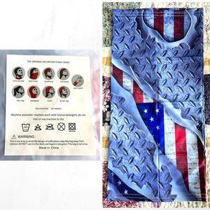 Face Mask Bandana Biker Sun Wind Sport Headband Unisex NWT